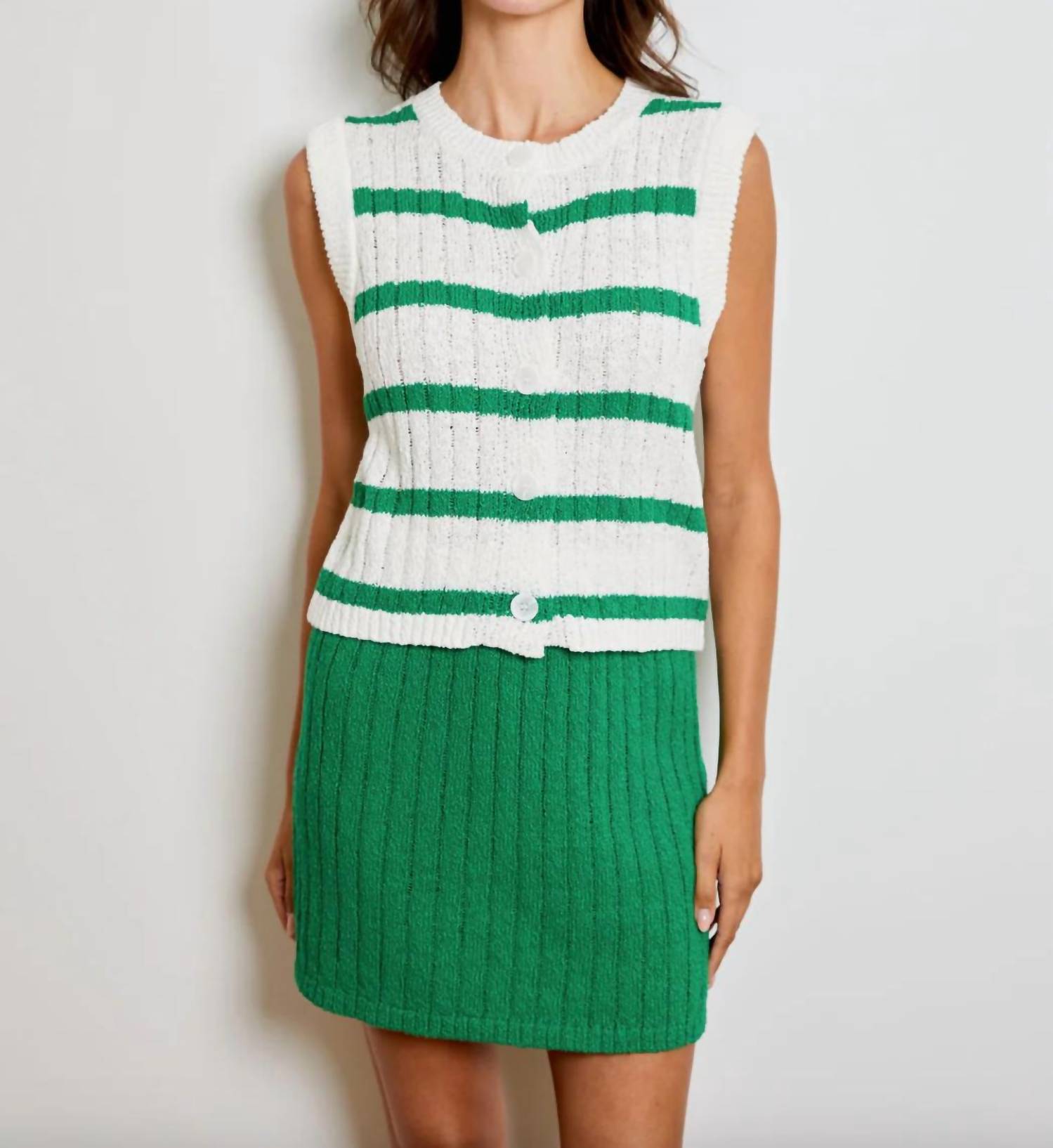 Design History - Stripe Sleeveless Top