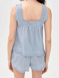The Great. - Eyelet Tank Top