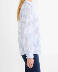 Nic + Zoe - Striped Jacquard Top
