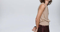 Marle Foundations Vest in almond - women's jacket - alternate view