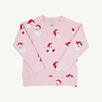 The Beaufort Bonnet Company - Girls' Dear Santa Cassidy Comfy Crewneck Sweater
