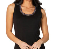 Knit Tank with Detail