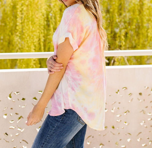 Tie & Tie Dye Top