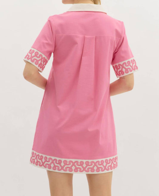 Entro - Collared Mini Dress