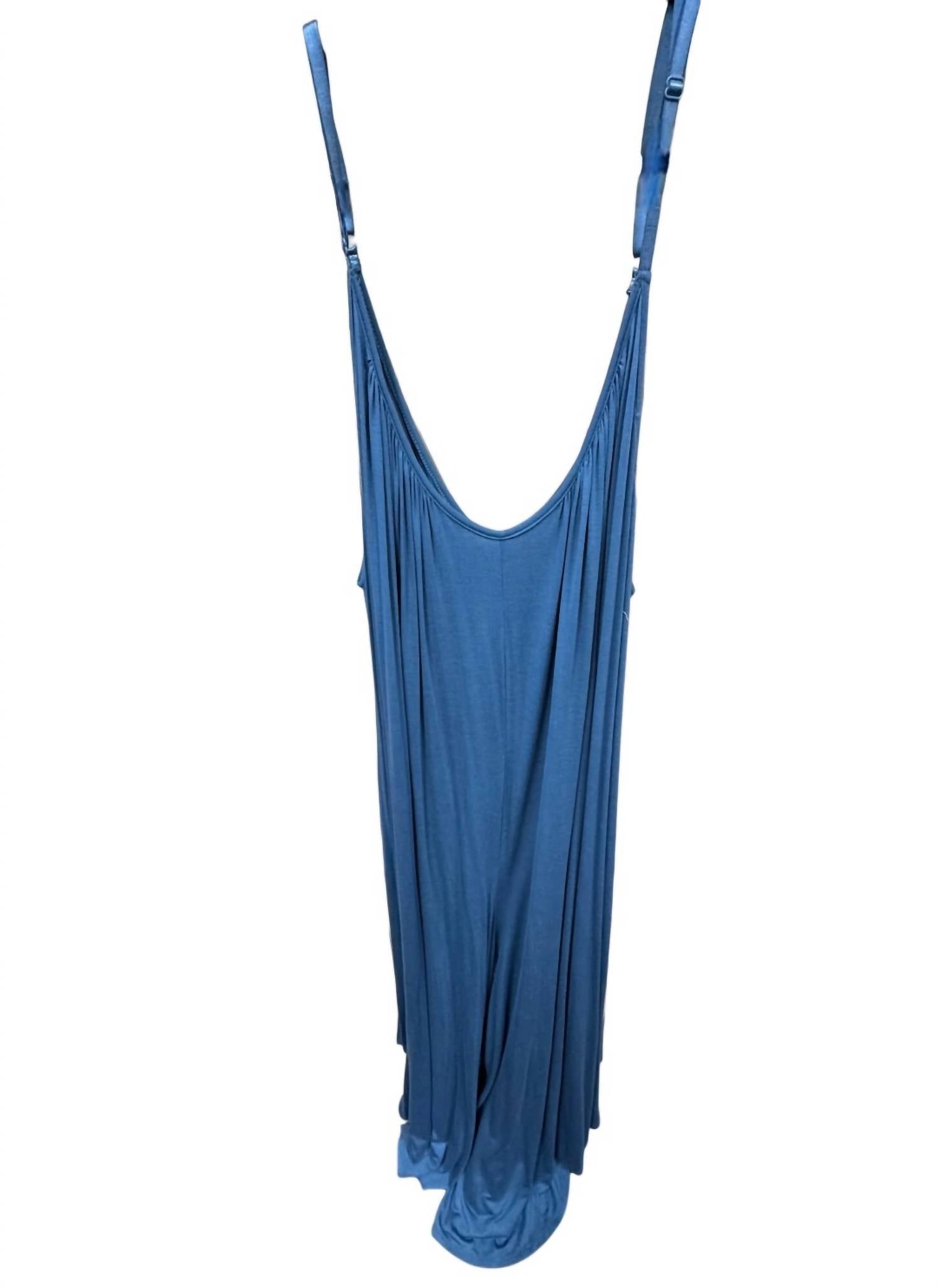 Emerald Collection Women's Scoopneck Romper in teal - women's pants