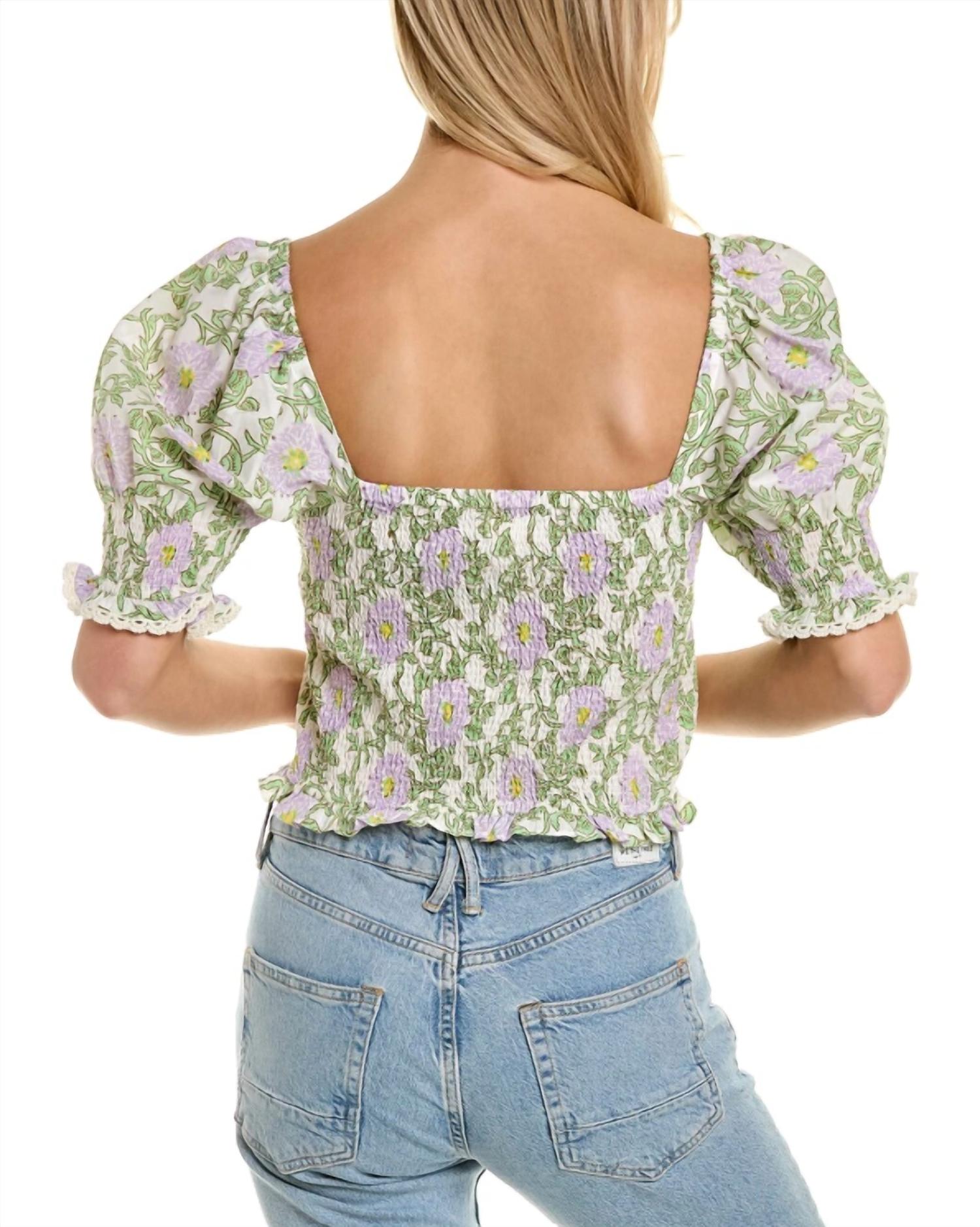 Roller Rabbit - Women's Daphne Renata Floral Print Top
