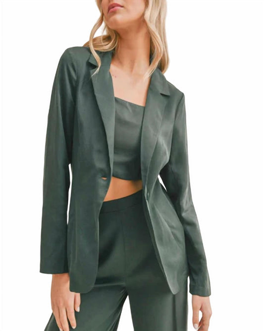 Sadie & Sage - Evergreen Blazer