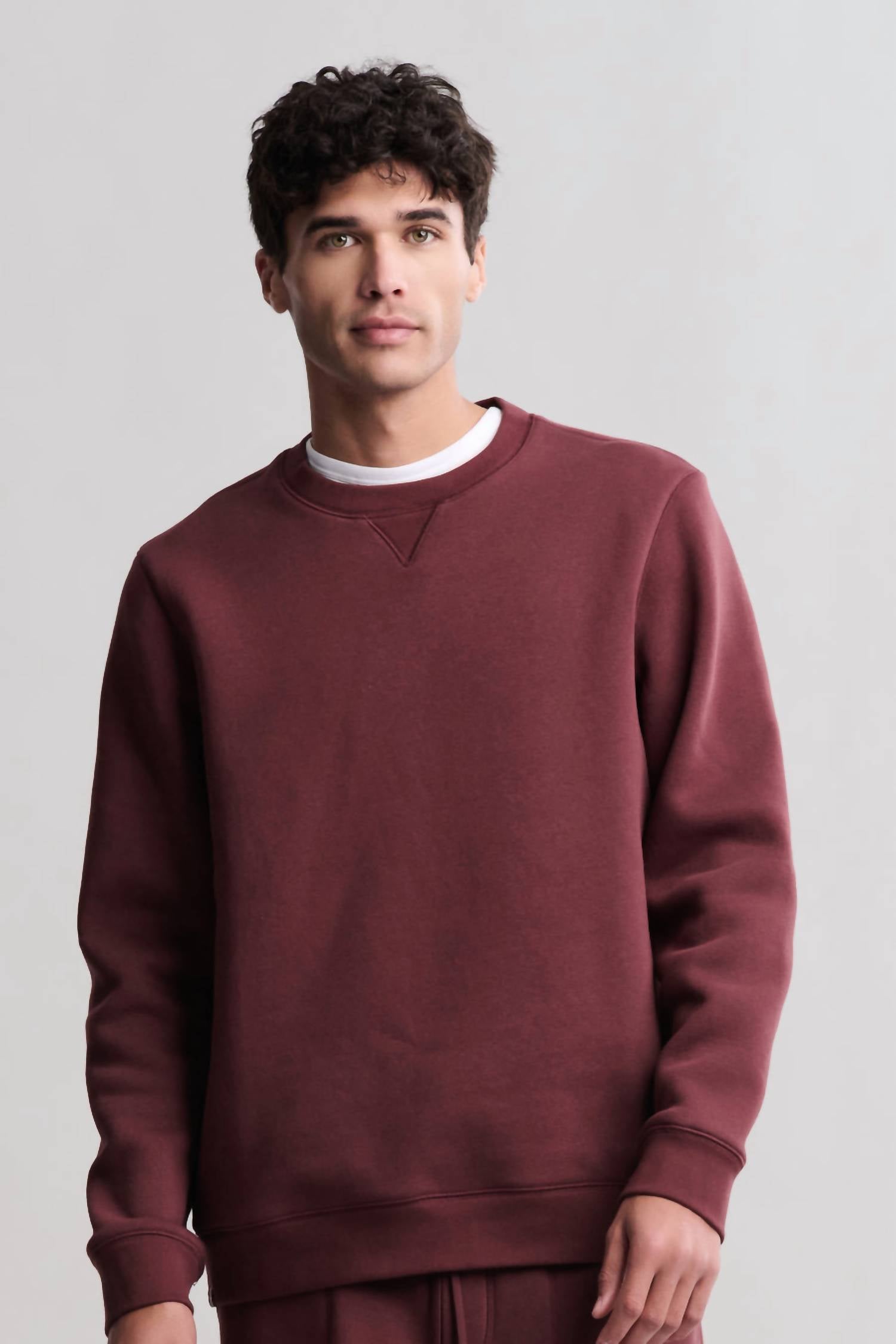 Barefoot Dreams - Men's Fleece Crewneck Sweatshirt