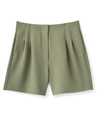 Cartolina Nantucket - Frankie Double Pleated-front Shorts