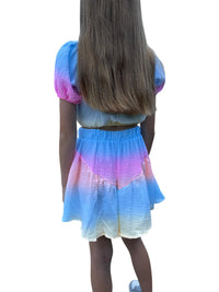 Flowers By Zoe - Girls Ombre Tie Dyed Skirts