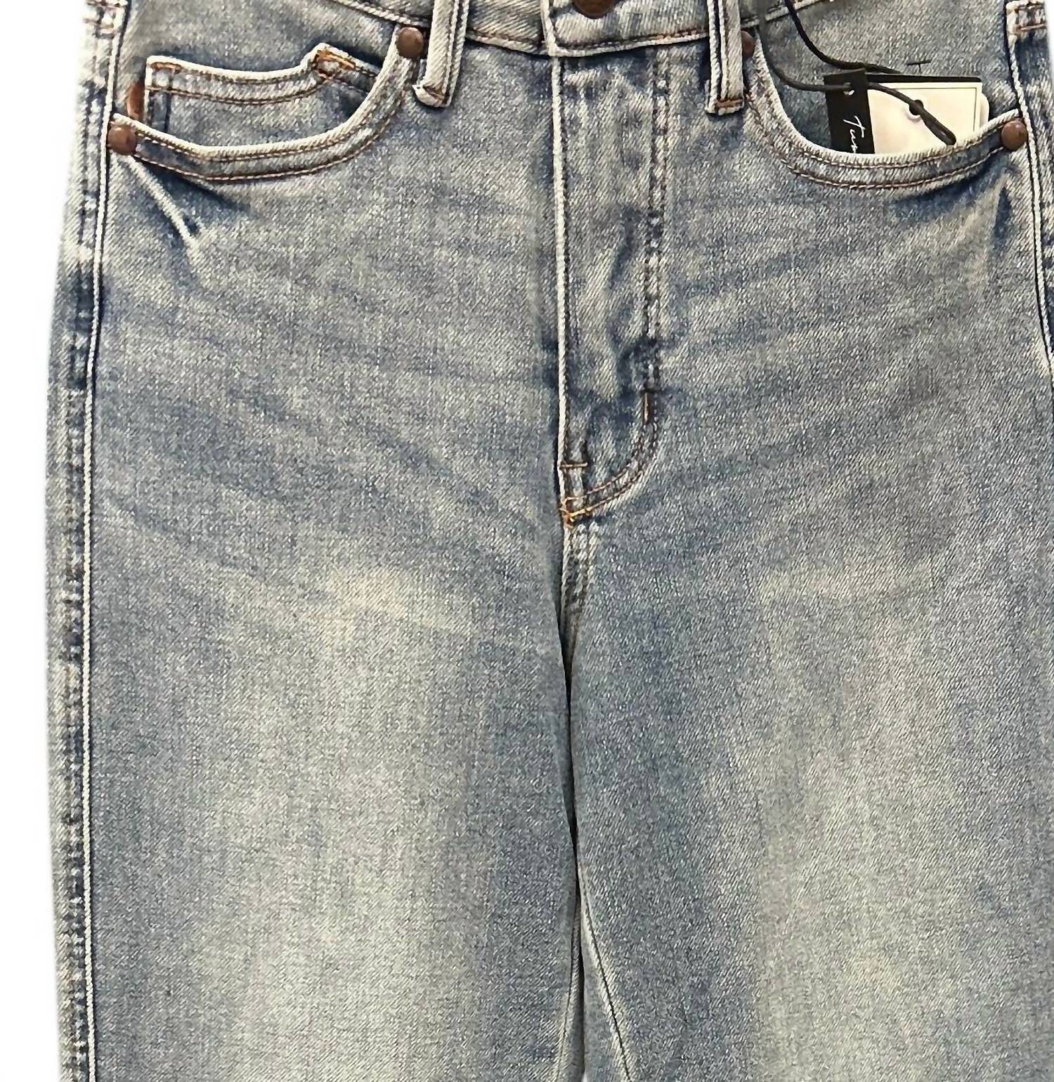 Judy Blue - Women's High Waist Tummy Control Slim Straight Jeans