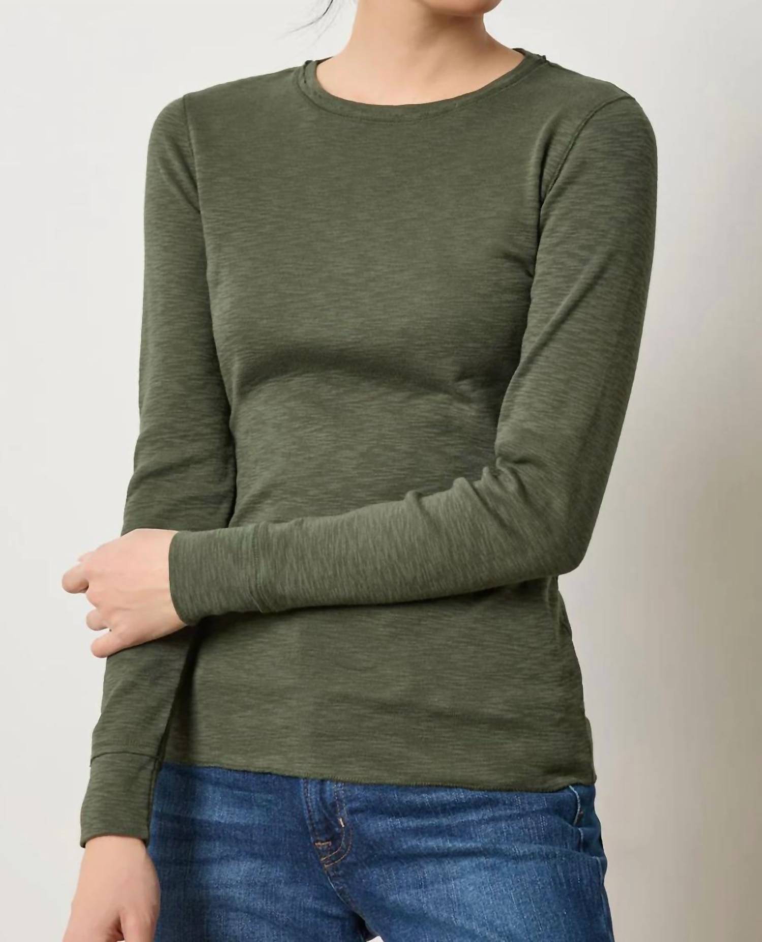 Lilla P - Rib Slub Long Sleeve Tee