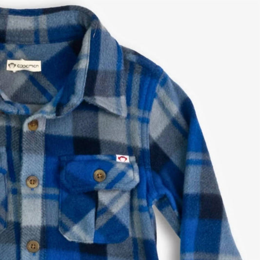 Appaman - Boy's Plaid Snow Fleece Shirt