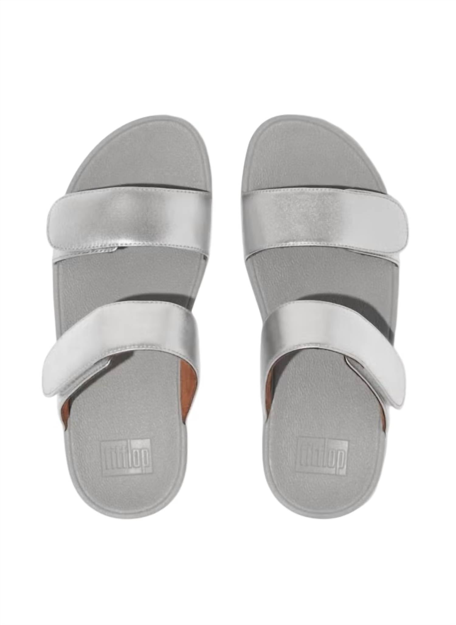 Fitflop - Women's Lulu Adjustable Leather Slides