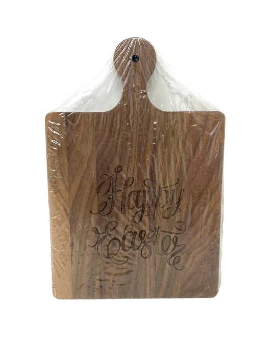 Maple Leaf At Home - Happy Easter Wood Cheeseboard