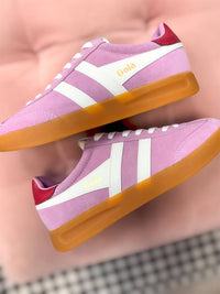 Gola Women's Cyclone Trainer Sneakers in candy off white deep red gum - women's sneaker - view 8