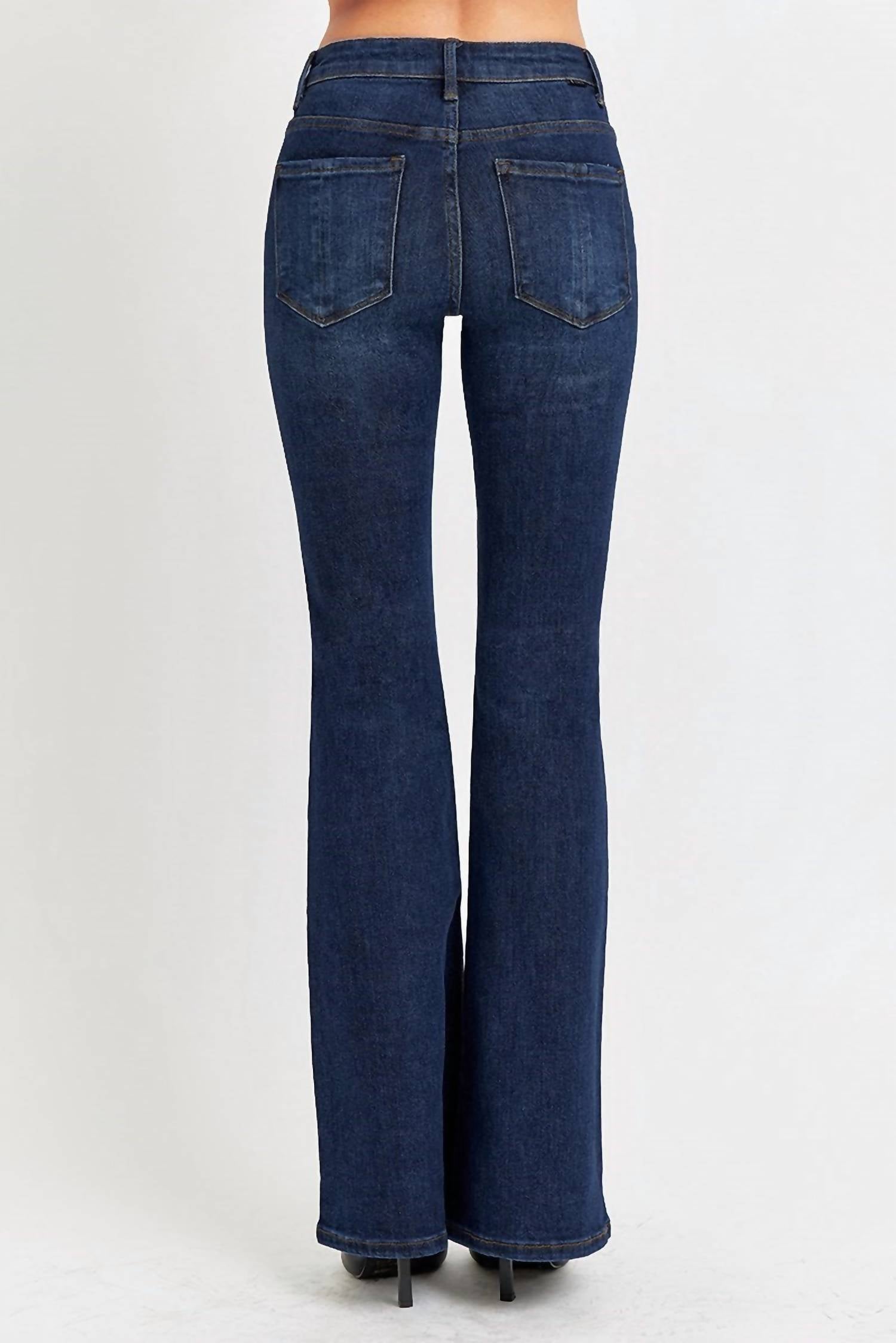 Risen - High-rise Flare Basic Jeans