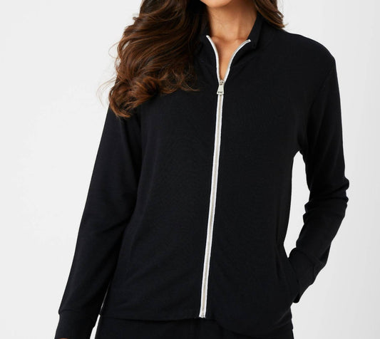 French Kyss - Heart Back Zip Up Jacket