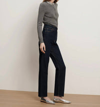 Veronica Beard - Leah Mid Rise Straight Leg Jean
