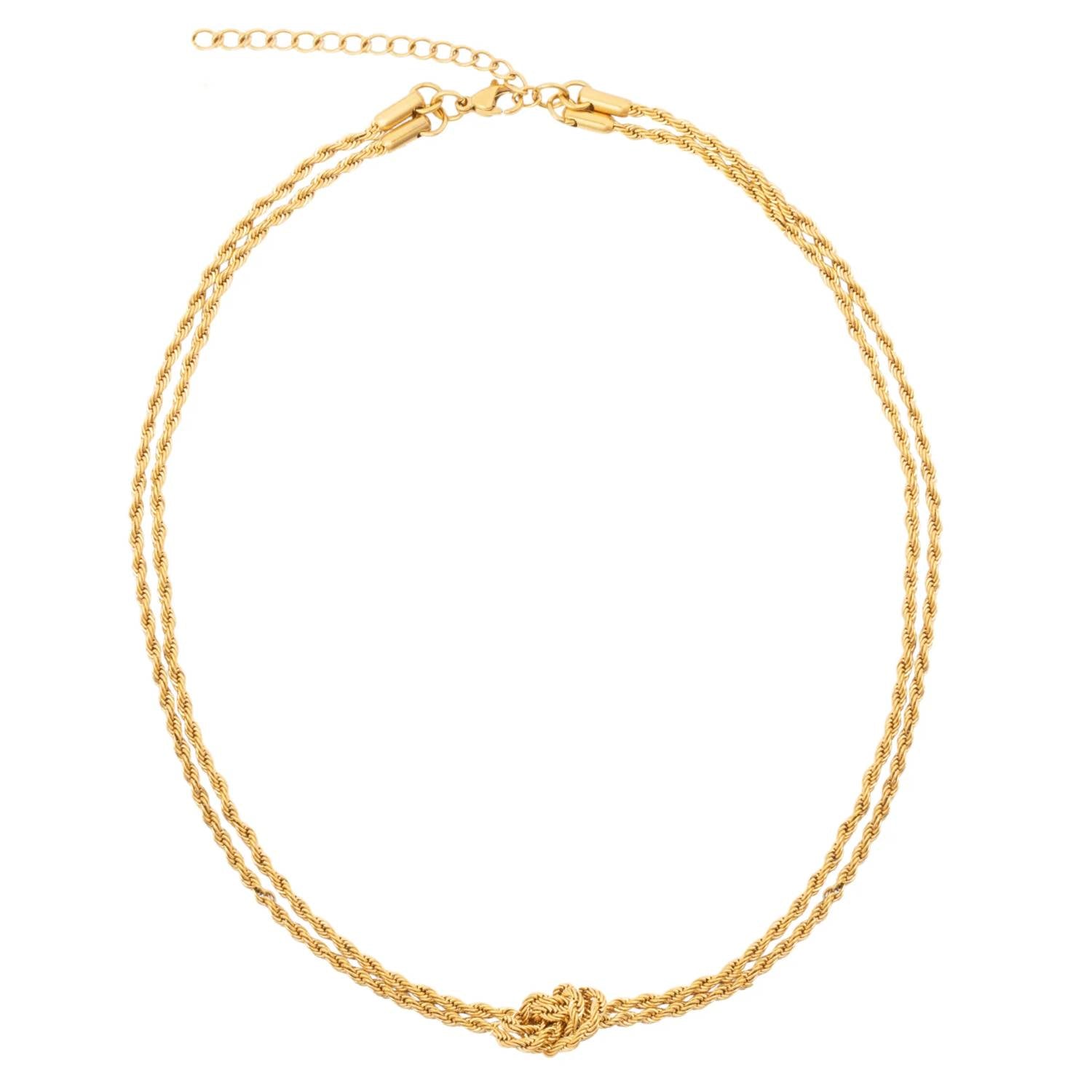 Ellie Vail - Women's Iggy Rope Chain Knotted Necklace