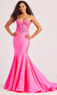 Colette By Mon Cheri - Beaded Sweetheart Prom Dress