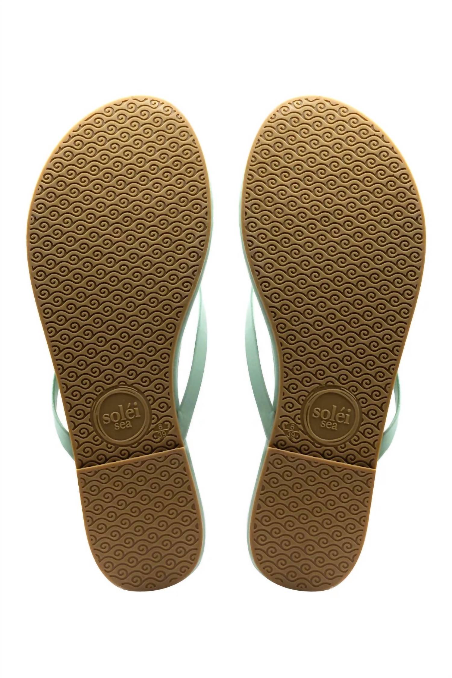 solei sea Women's Indie Flip Flop Sandal in aloe vera - women's sandal - view 5