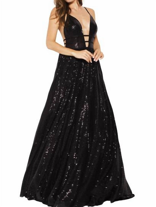 Sequin ballgown