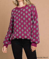 Cotton Bleu - Warm Cozy Pullover Sweater Top