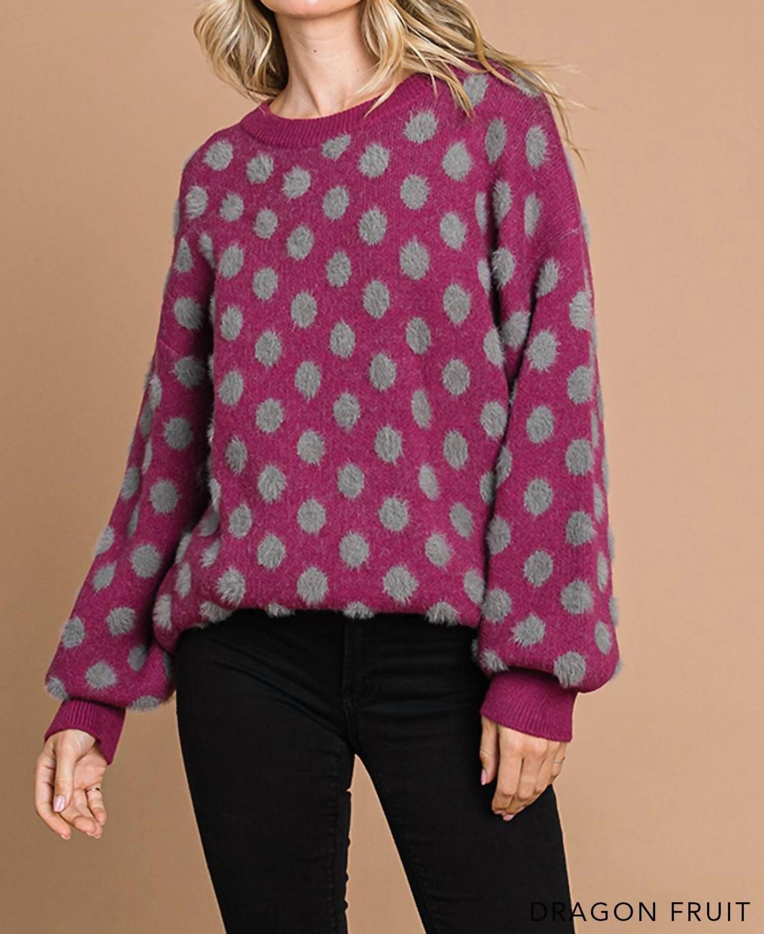 Cotton Bleu - Warm Cozy Pullover Sweater Top