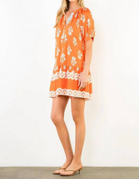 Thml - Short sleeve Button Up Floral Print Dress