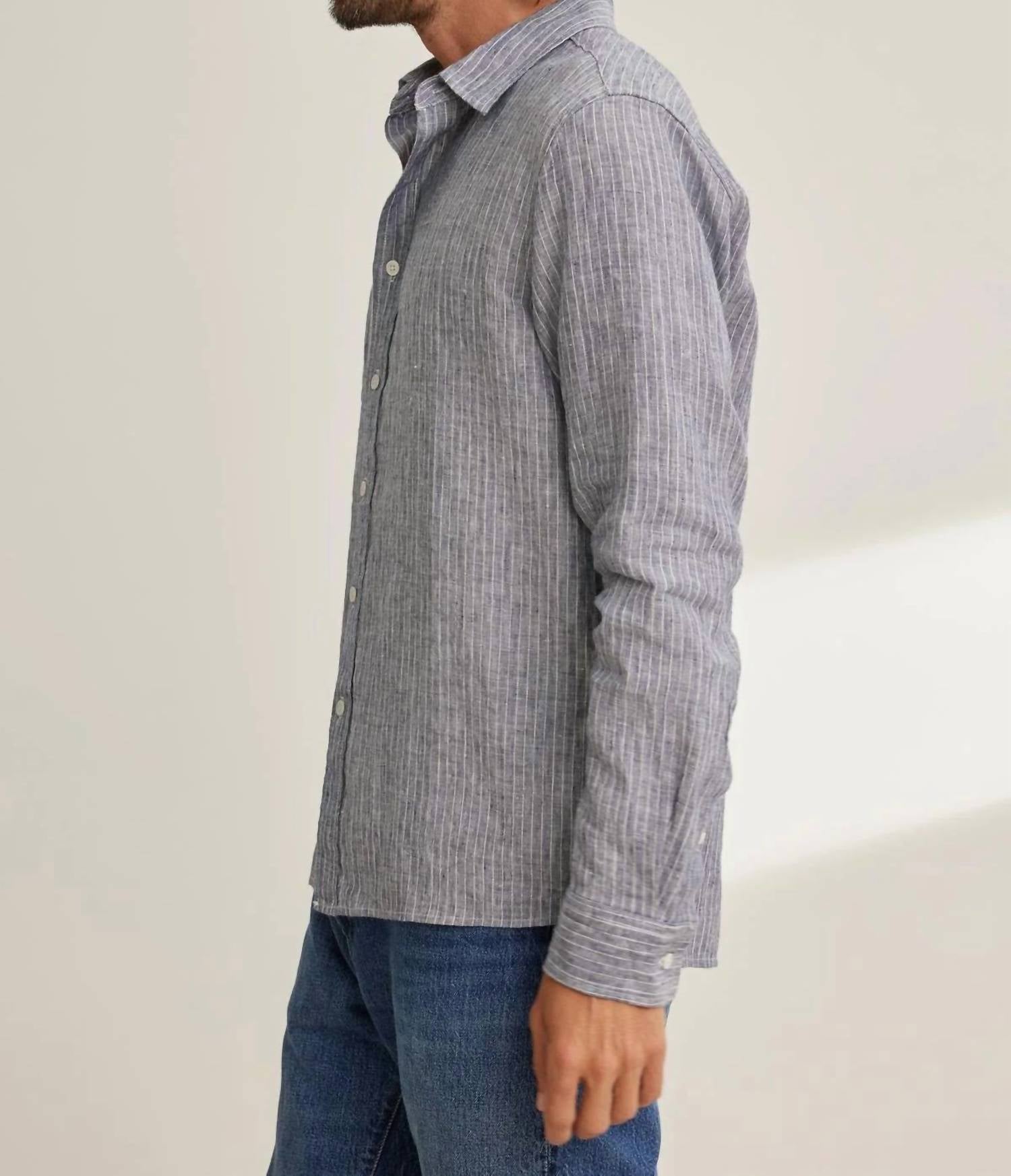 Velvet By Graham & Spencer - Caruso Linen Button-Up Shirt