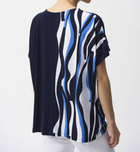 Joseph Ribkoff - Abstract Print Top