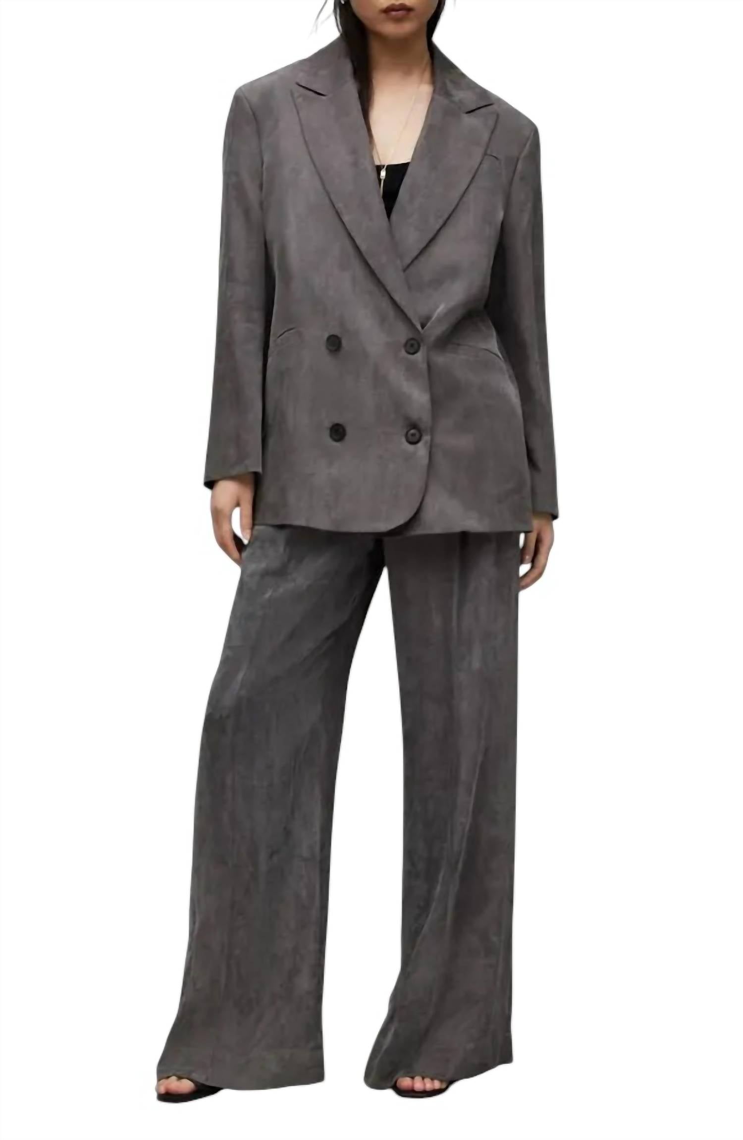 Allsaints - Elle Double Breasted Lightweight Blazer