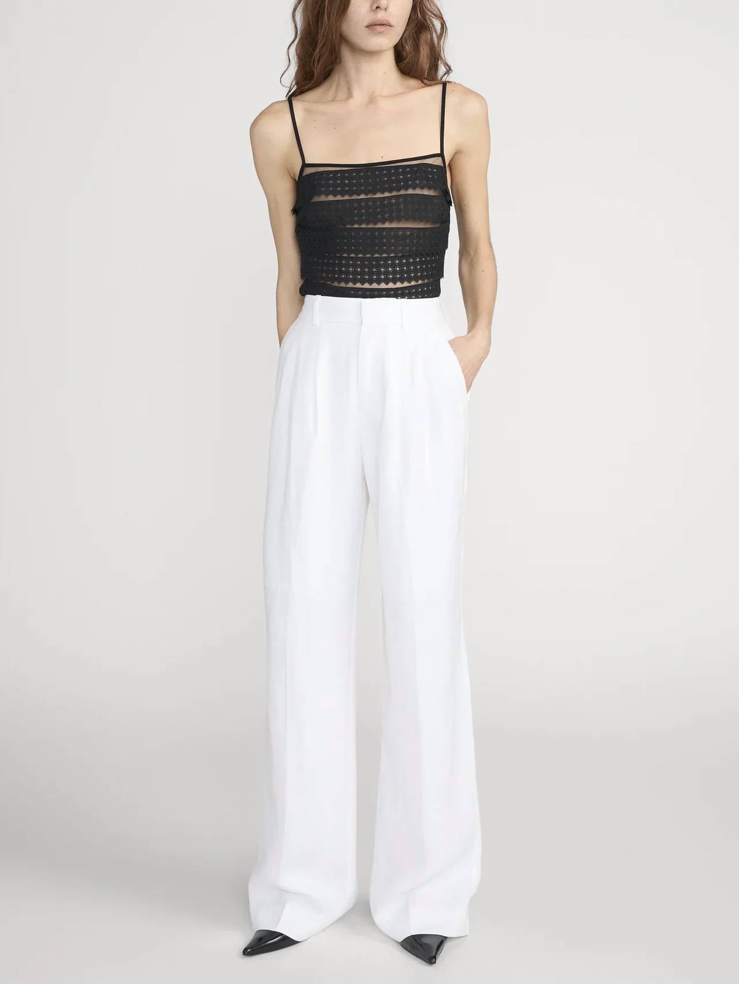Frame - The Lattice Crochet Camisoles