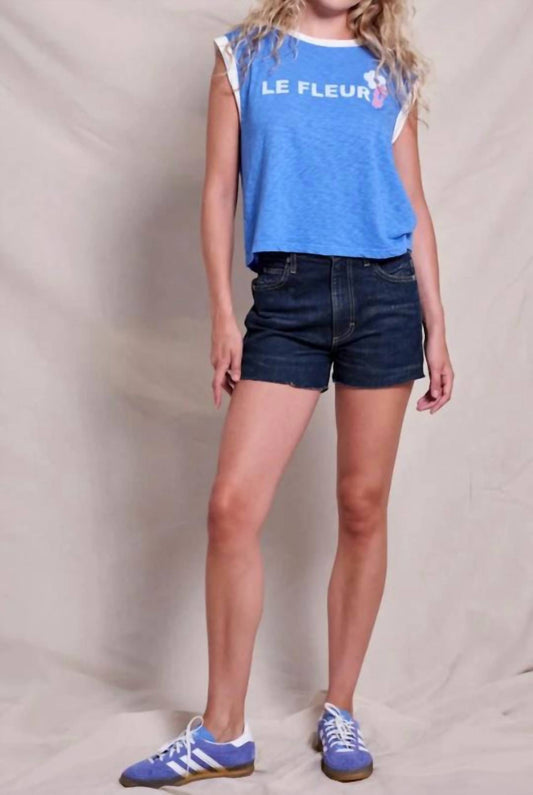 Sundry - Le Fleur Cropped Muscle Tank