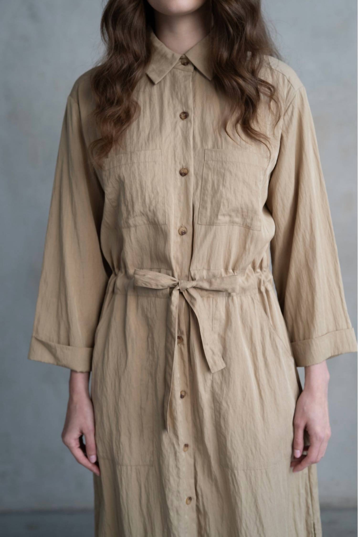 Elle Grey - Lydia Long Shirt Dress