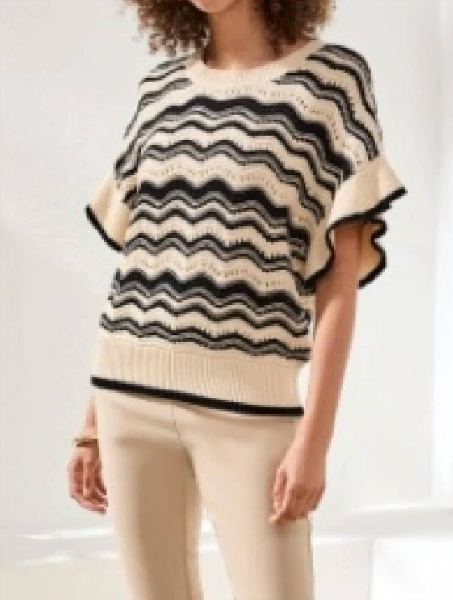Tribal - Tipping Detail Sweater