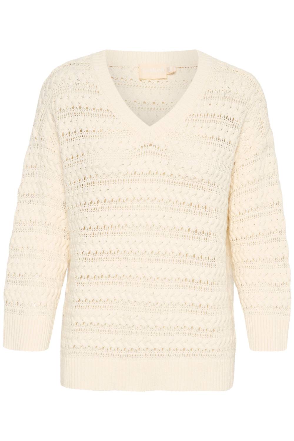 Soaked In Luxury - Skylah V-neck Three Quarter Sleeve Pullover