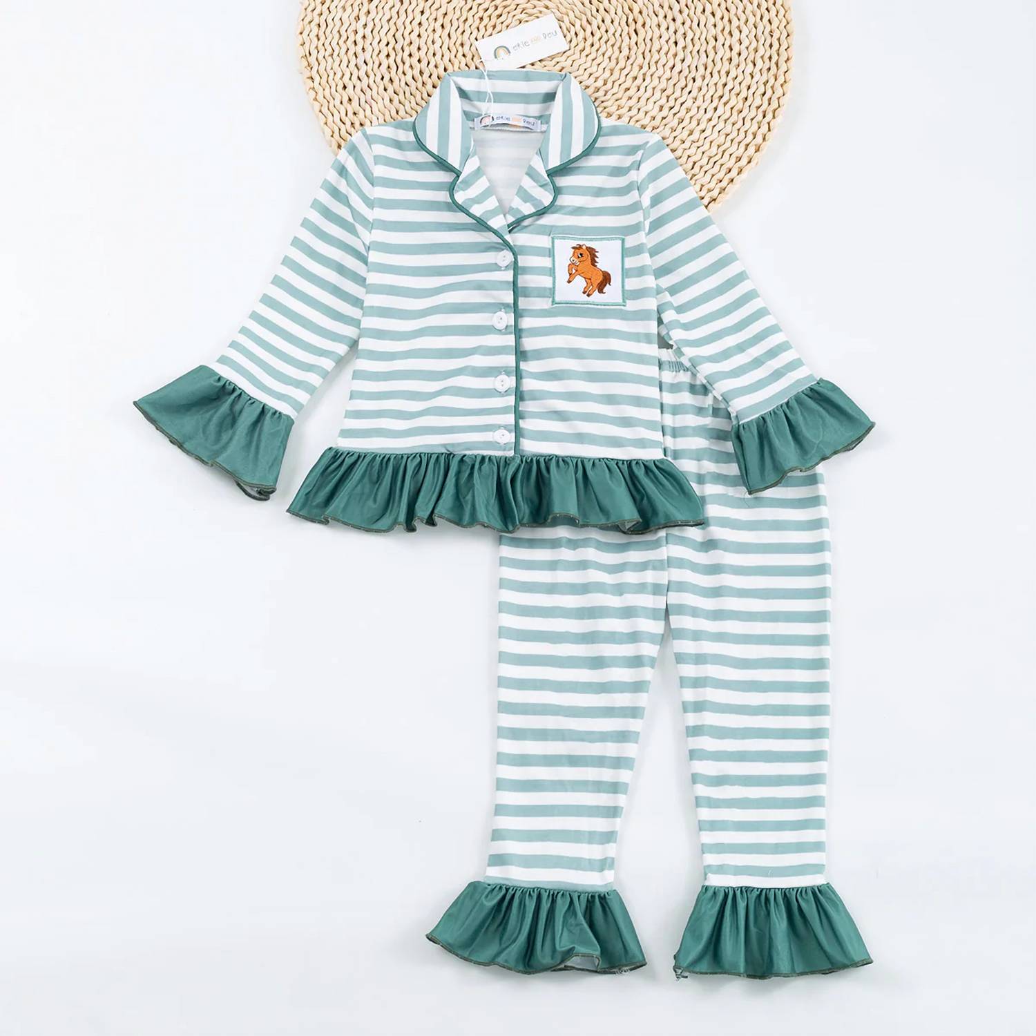 Okie + Lou - Girls Giddy Up Girls Loungewear Set