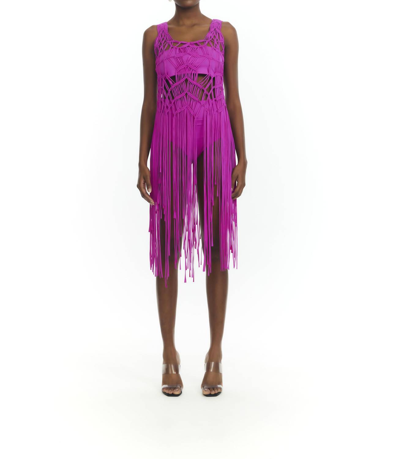 Nhall Resortwear - Women's Olivia Cover Up Macrame