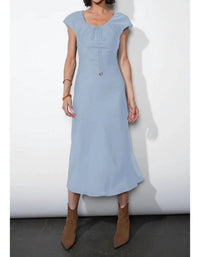 Greylin - Inez Satin Midi Dress