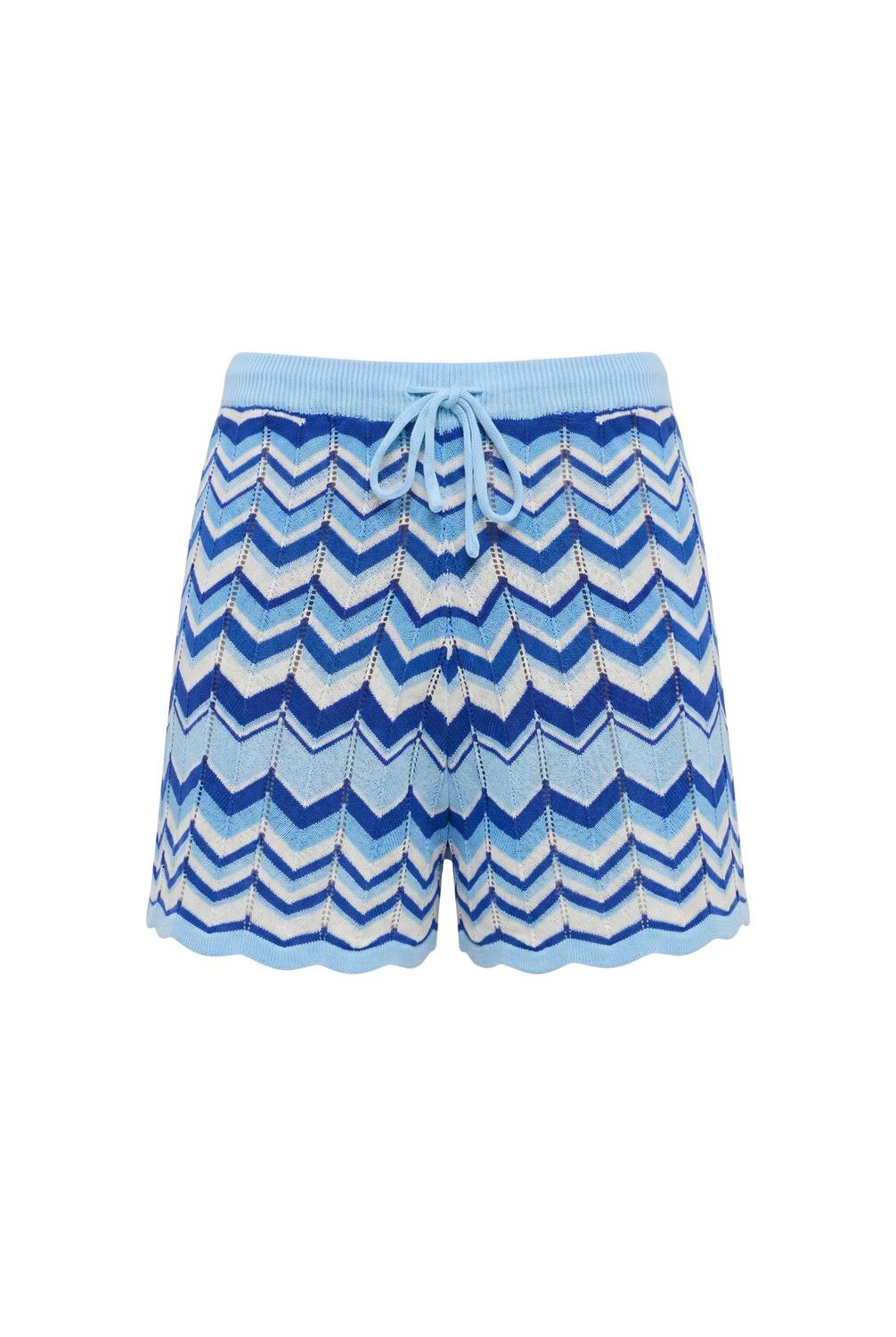 Allison New York - Goldie Zigzag Print Shorts