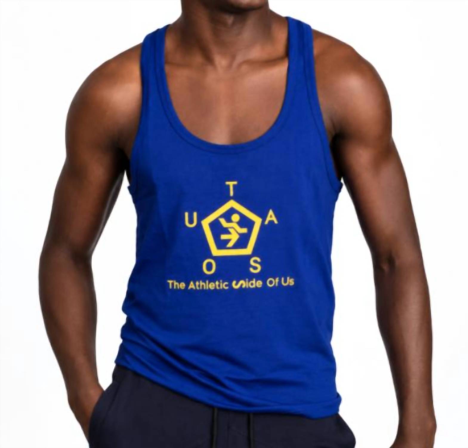 The Athletic Side Of Us - Logo Printed Tank Top – Organic Cotton Unisex