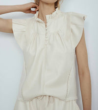 Melissa Nepton - Safir Faux Leather Top