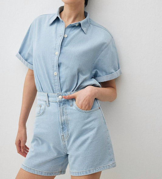 Mavi - Deva Bleach Denim Jean Shirt