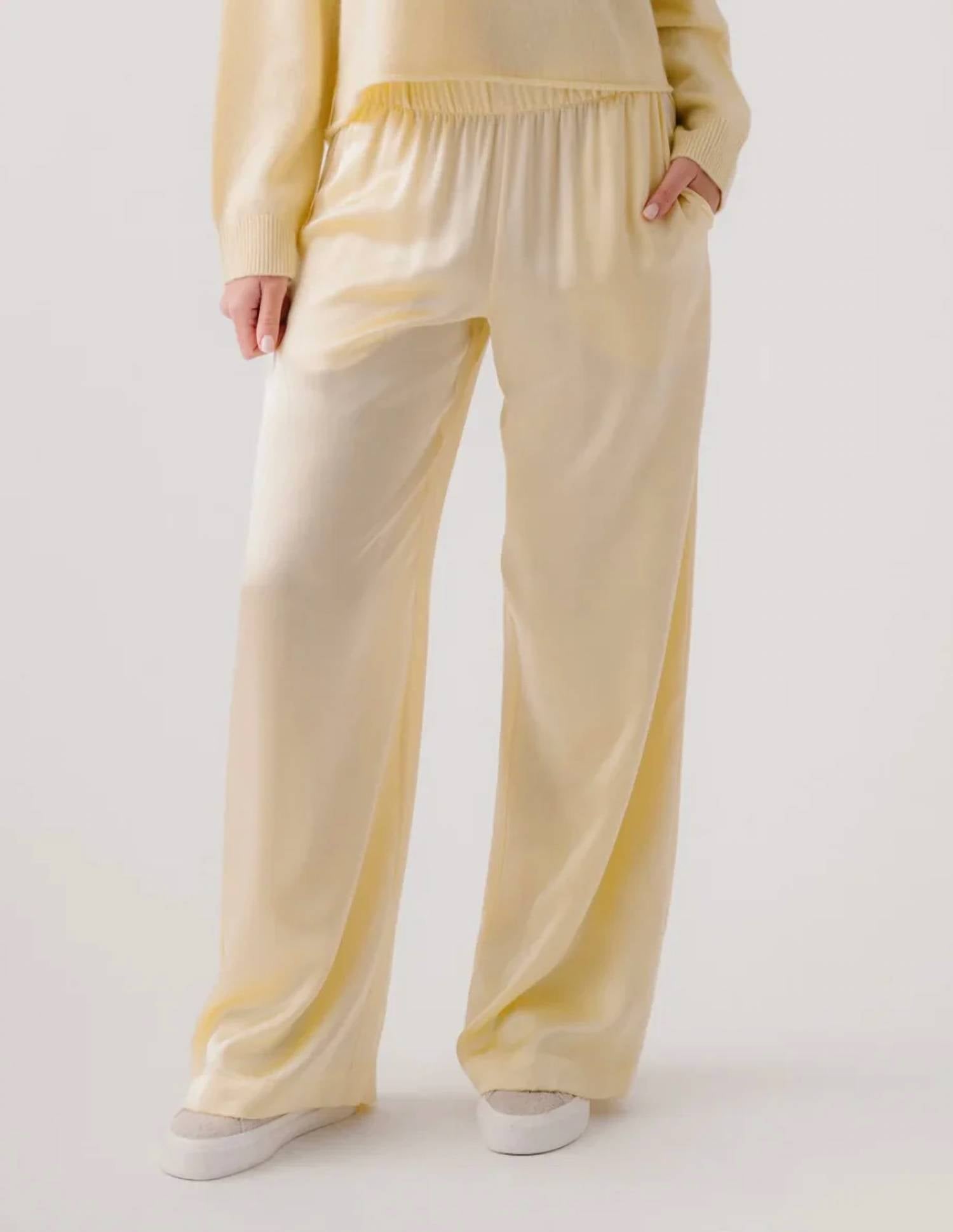 Sablyn - Lexi Lower Rise Silk Pull On Pant