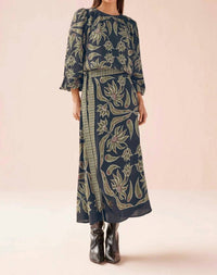OMIKA Nalini Wrap Skirt in alonx - women's skirt
