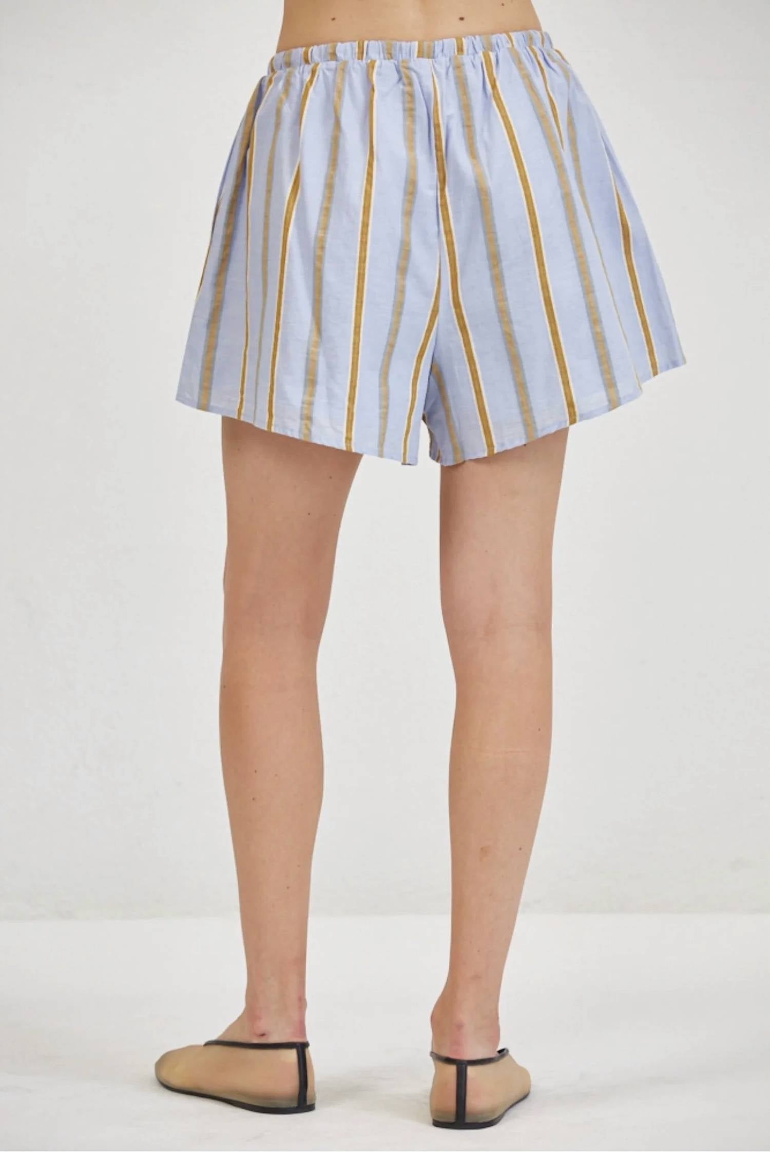 A.Ren - Bryce Stripe Pull-on Shorts