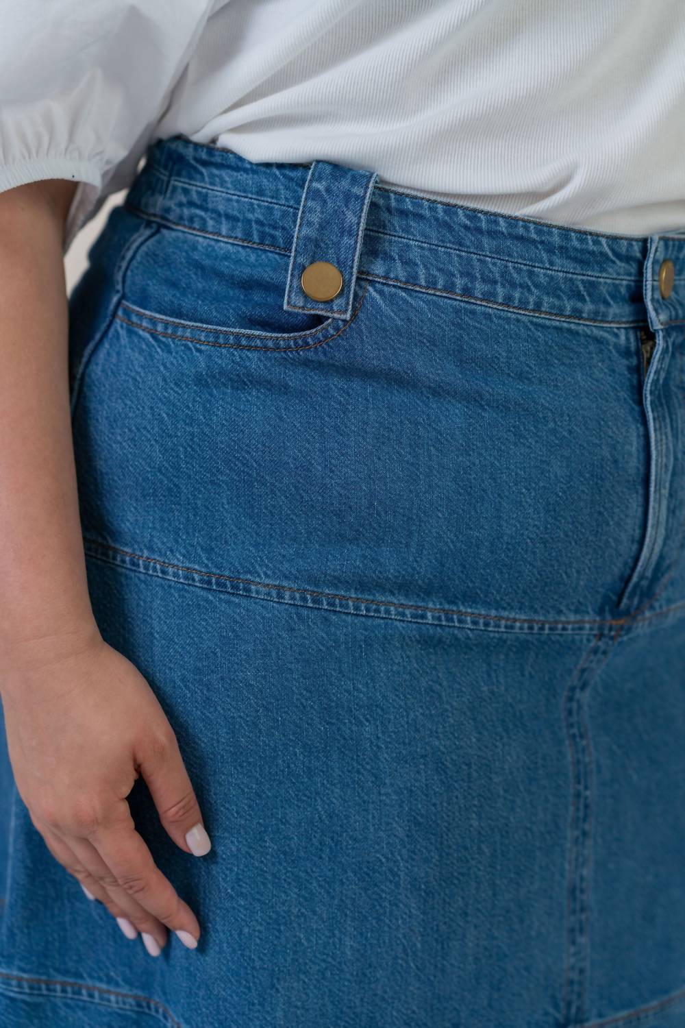 Tanya Taylor - Hudie Denim Skirt - Plus