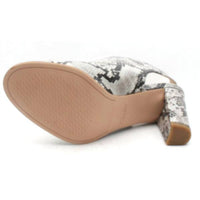 Clarks Women's Kaylin85 Sling Heels in grey snake - women's heels - view 5